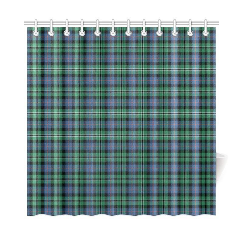 Rose Hunting Ancient Tartan Plaid Shower Curtain