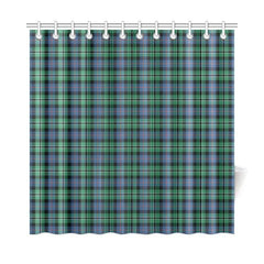 Rose Hunting Ancient Tartan Plaid Shower Curtain