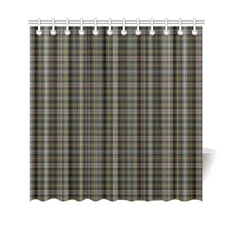 Mackenzie Weathered Tartan Plaid Shower Curtain