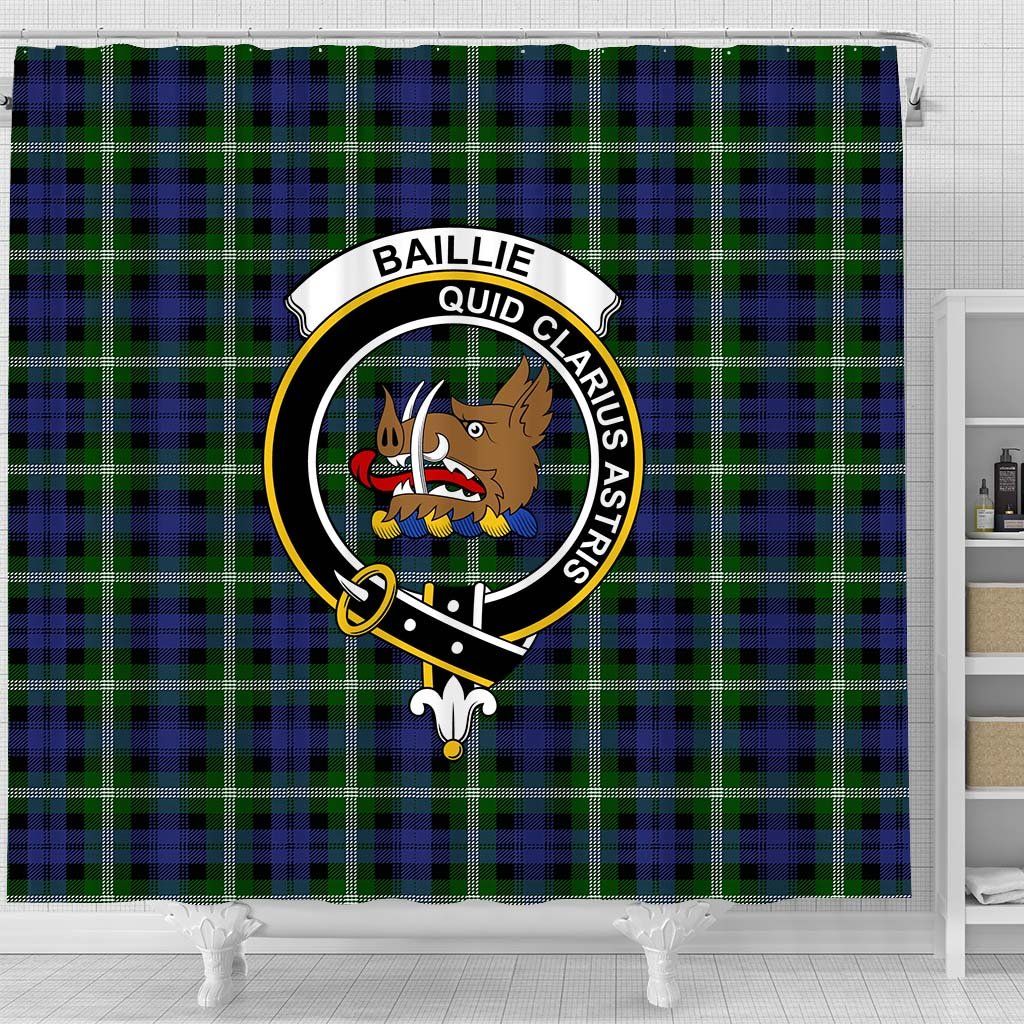 Baillie Tartan Crest Shower Curtain