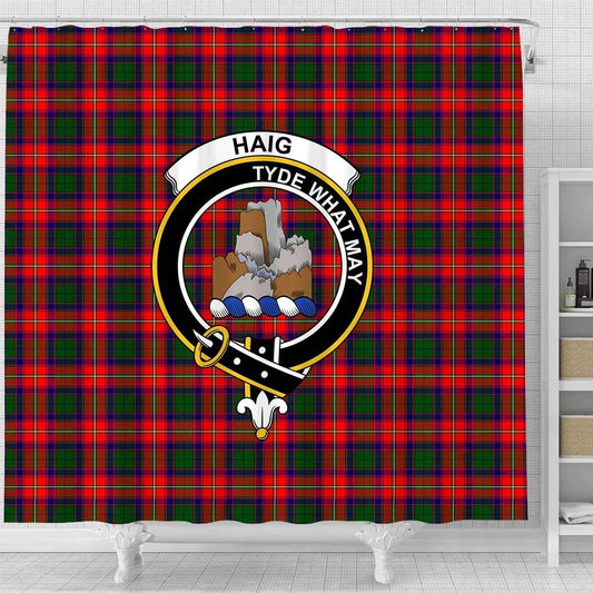 Haig Tartan Crest Shower Curtain