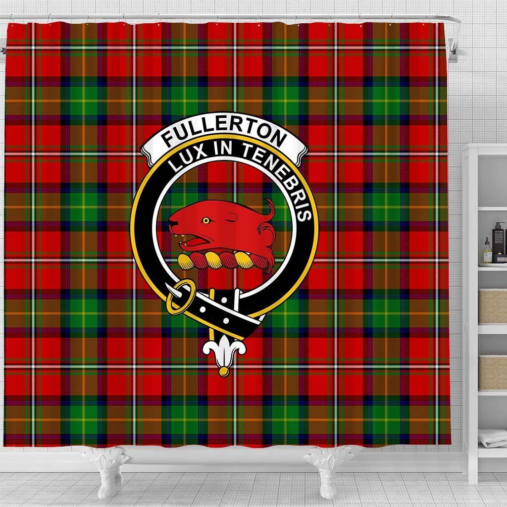 Fullerton Tartan Crest Shower Curtain