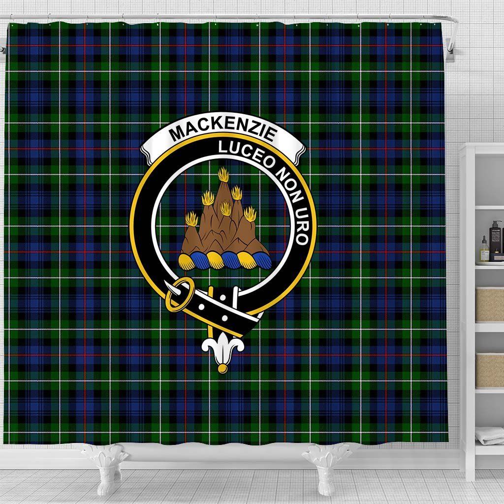 MacKenzie Tartan Crest Shower Curtain