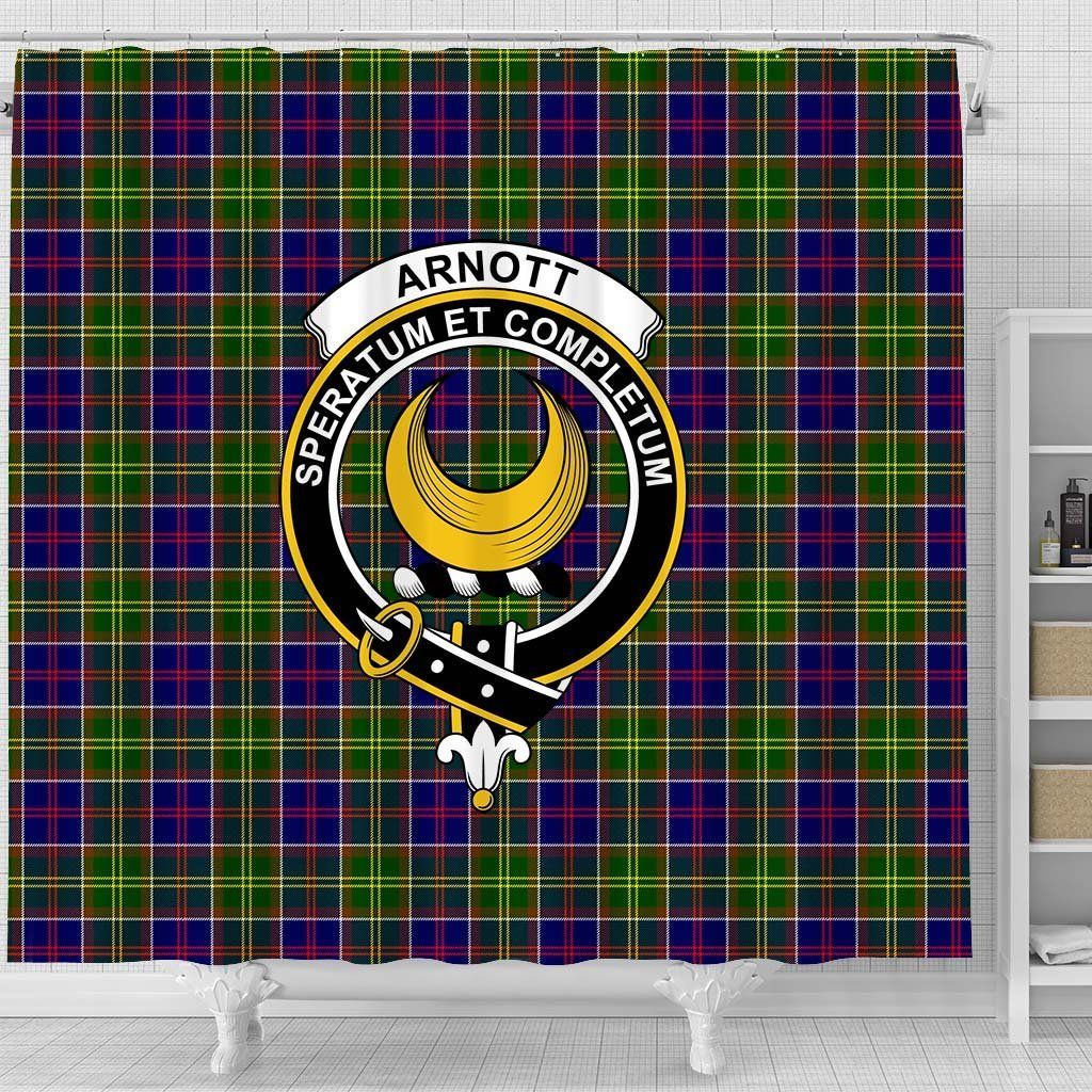 Arnott Tartan Crest Shower Curtain