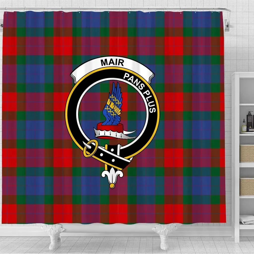 Mar Tartan Crest Shower Curtain