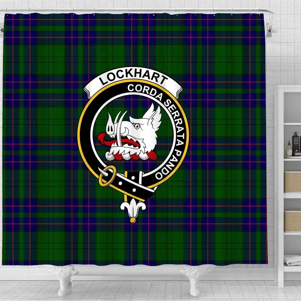Lockhart Tartan Crest Shower Curtain