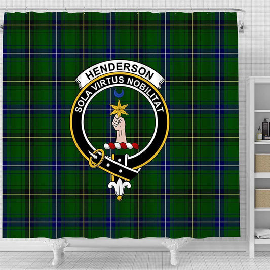 Henderson Tartan Crest Shower Curtain