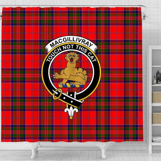 MacGillivray Tartan Crest Shower Curtain