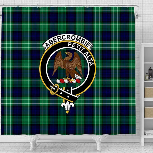 Abercrombie Tartan Crest Shower Curtain