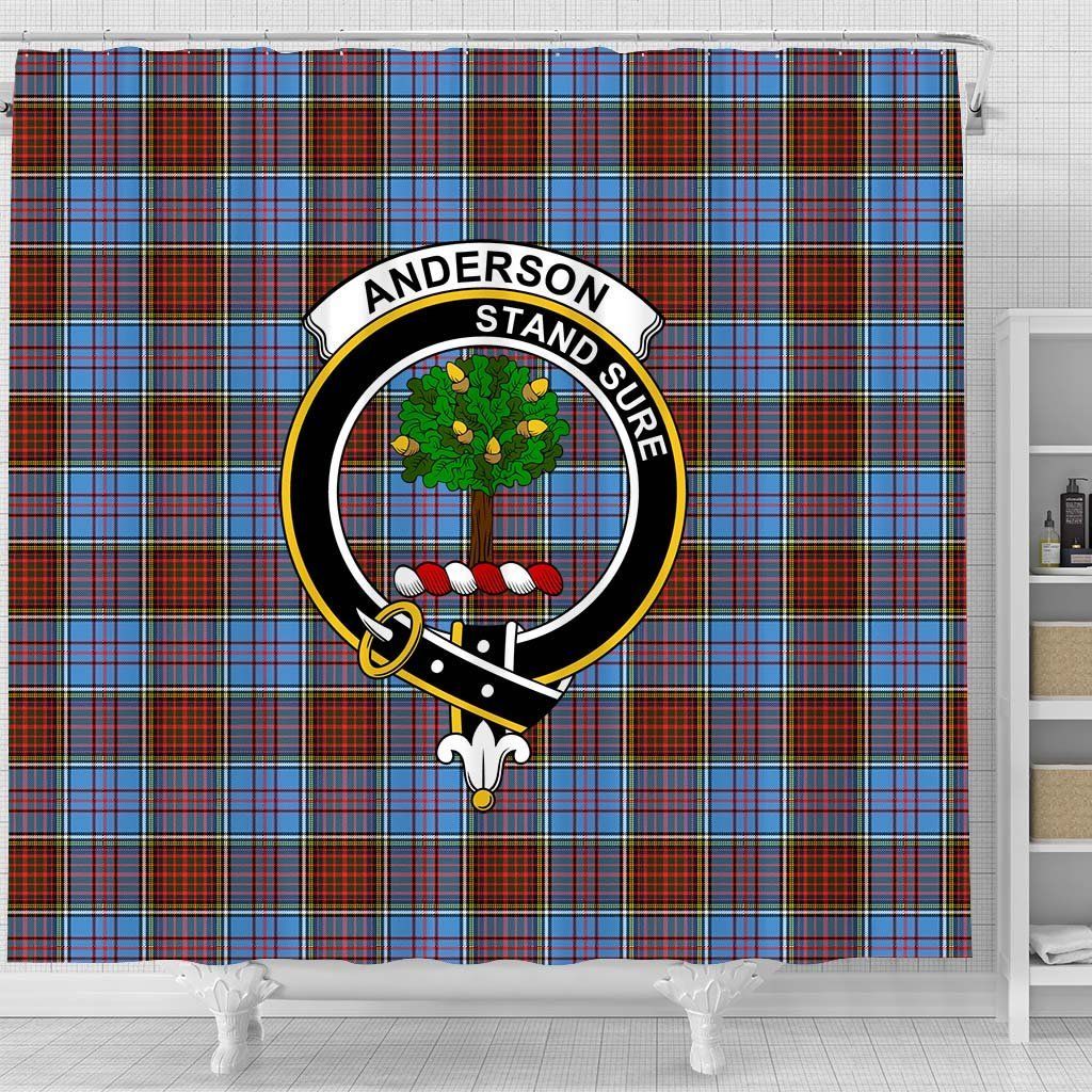 Anderson Tartan Crest Shower Curtain