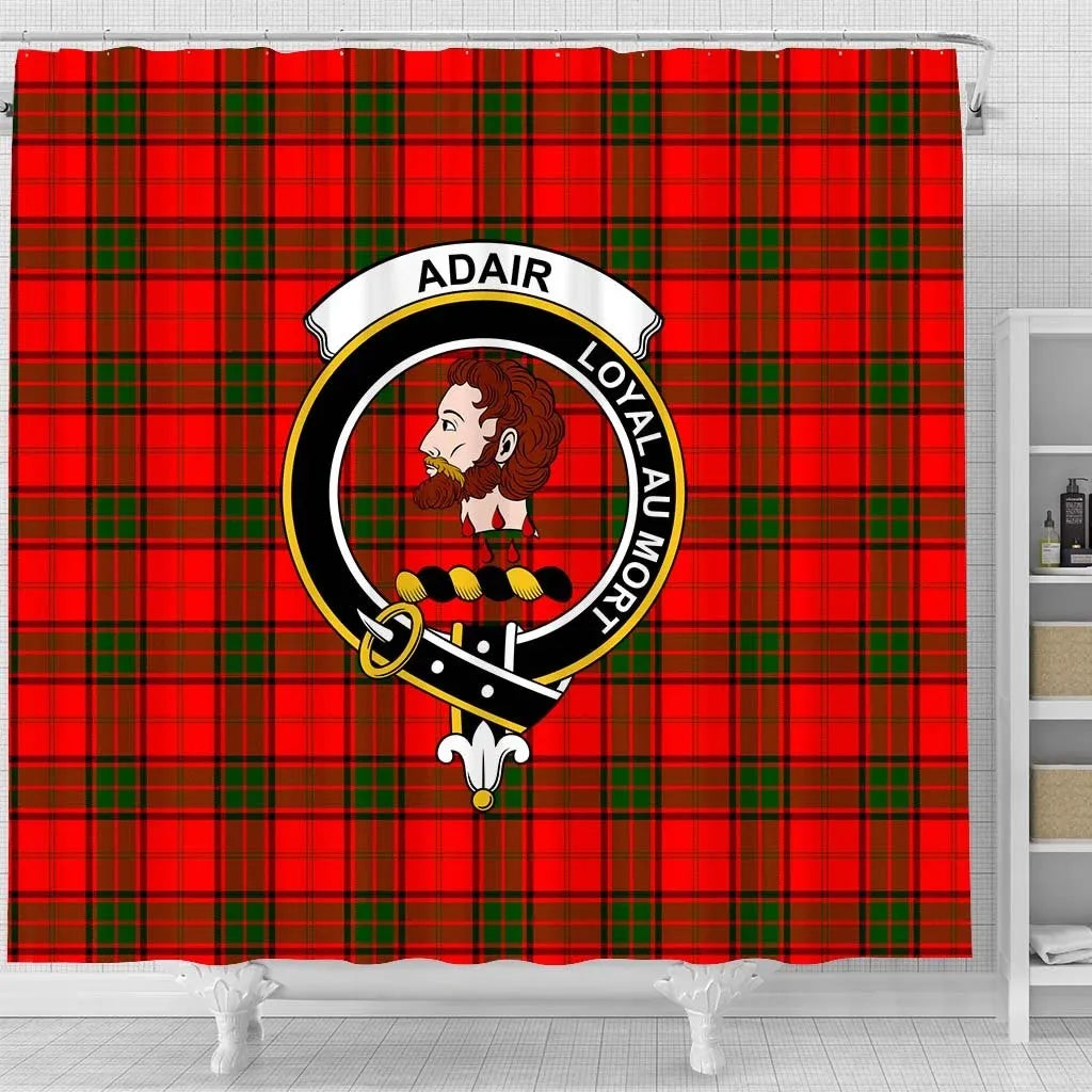 Adair Tartan Crest Shower Curtain