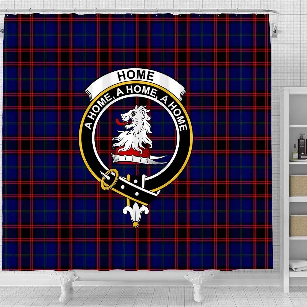 Home (or Hume) Tartan Crest Shower Curtain