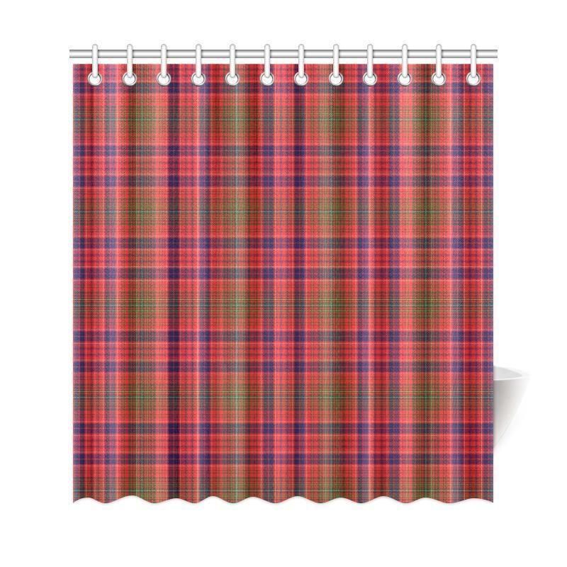 Lumsden Modern Tartan Plaid Shower Curtain