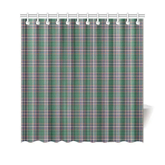 Macfarlane Hunting Ancient Tartan Plaid Shower Curtain