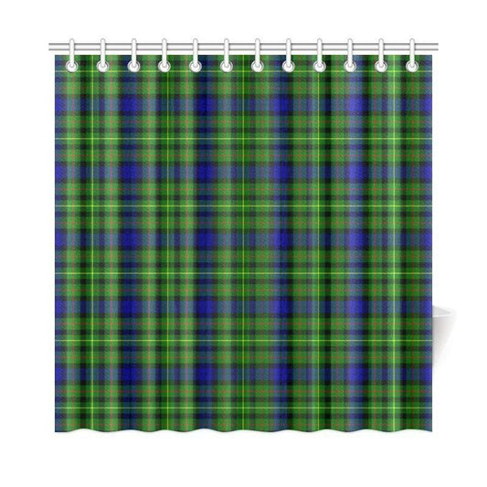 Rollo Modern Tartan Plaid Shower Curtain