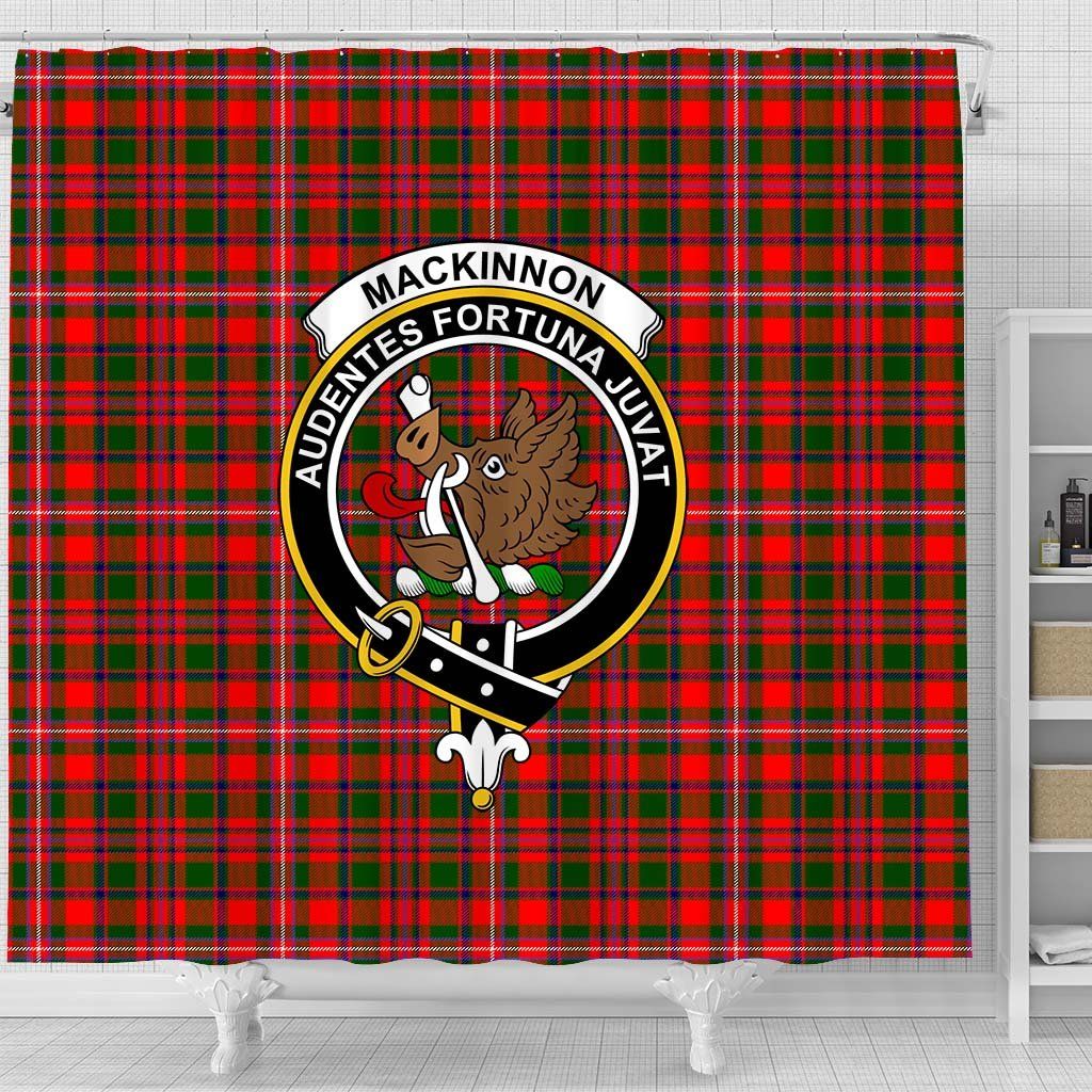 MacKinnon Tartan Crest Shower Curtain