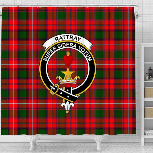 Rattray Tartan Crest Shower Curtain