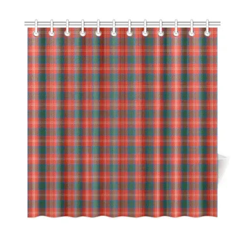 Chisholm Ancient Tartan Plaid Shower Curtain