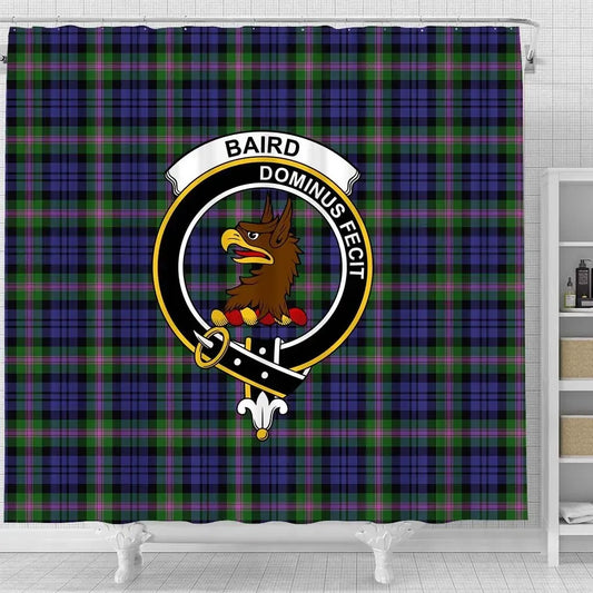 Baird Tartan Crest Shower Curtain