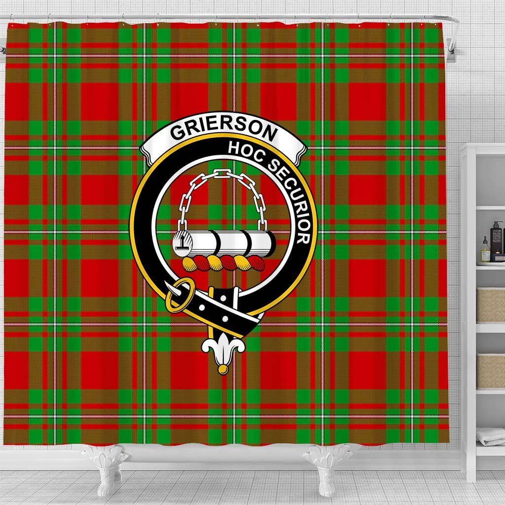 Grierson Tartan Crest Shower Curtain