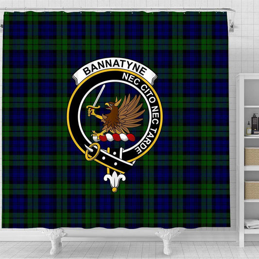 Bannatyne Tartan Crest Shower Curtain