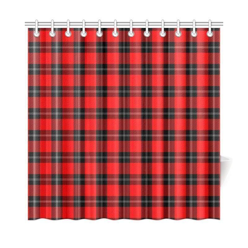 Ramsay Modern Tartan Plaid Shower Curtain