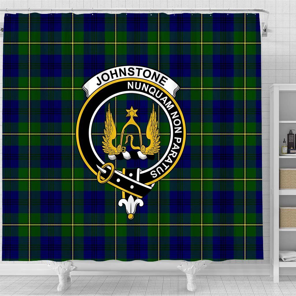 Johnstone Tartan Crest Shower Curtain