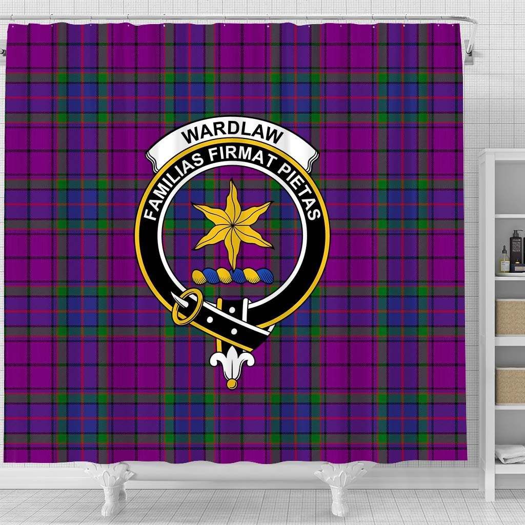 Wardlaw Tartan Crest Shower Curtain