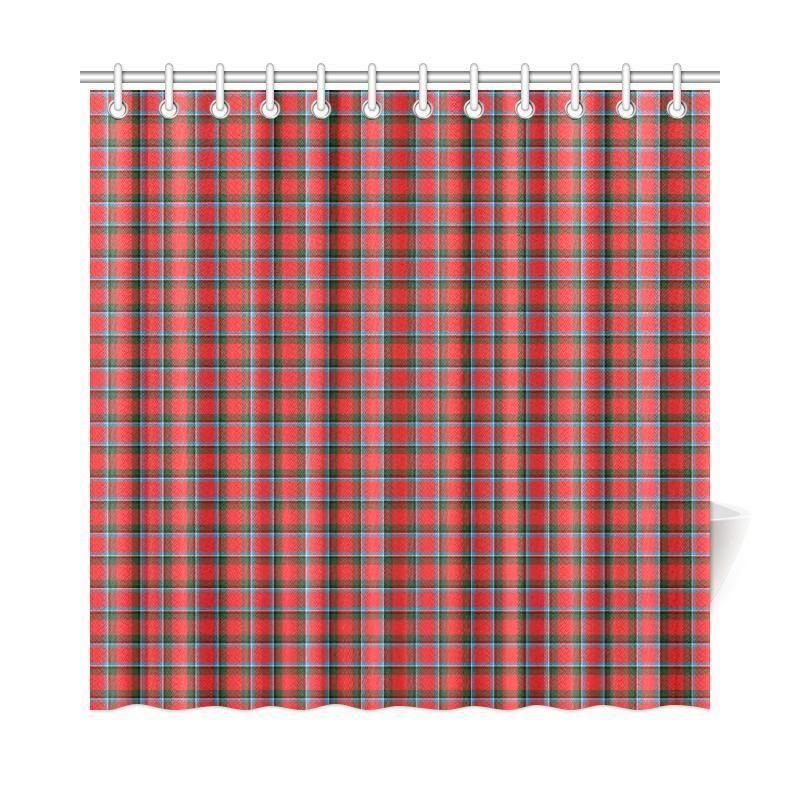 Sinclair Modern Tartan Plaid Shower Curtain