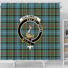 Caldwell Tartan Crest Shower Curtain