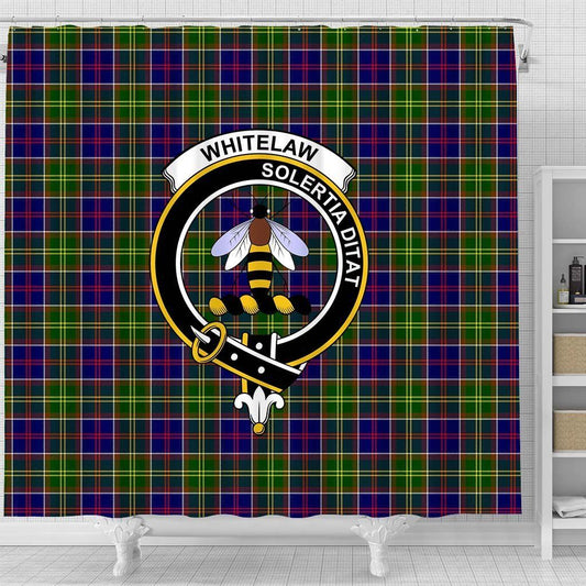 Whitelaw Tartan Crest Shower Curtain