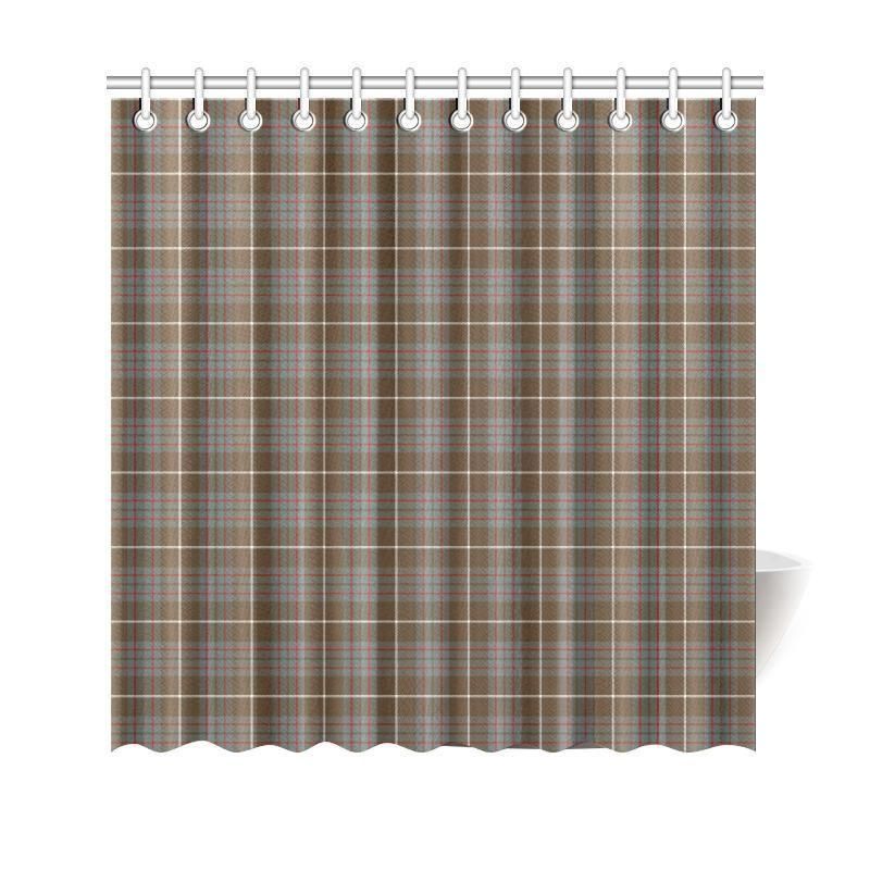 Macintyre Hunting Weathered Tartan Plaid Shower Curtain