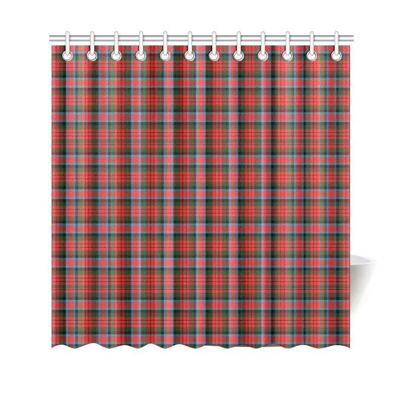 Macduff Modern Tartan Plaid Shower Curtain