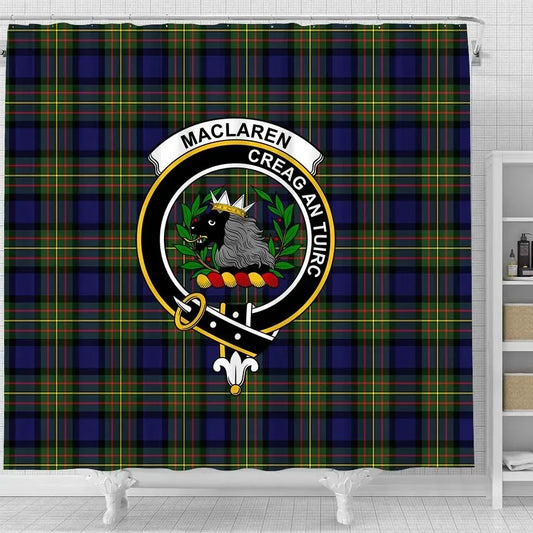 MacLaren Tartan Crest Shower Curtain