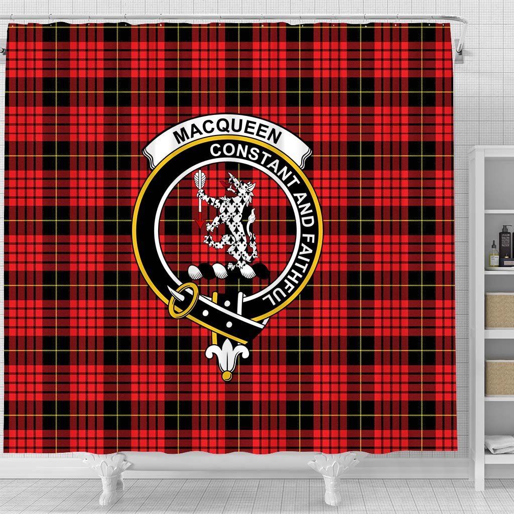 MacQueen Tartan Crest Shower Curtain