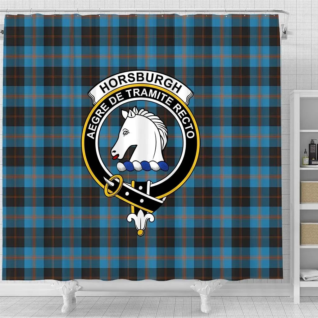 Horsburgh Tartan Crest Shower Curtain