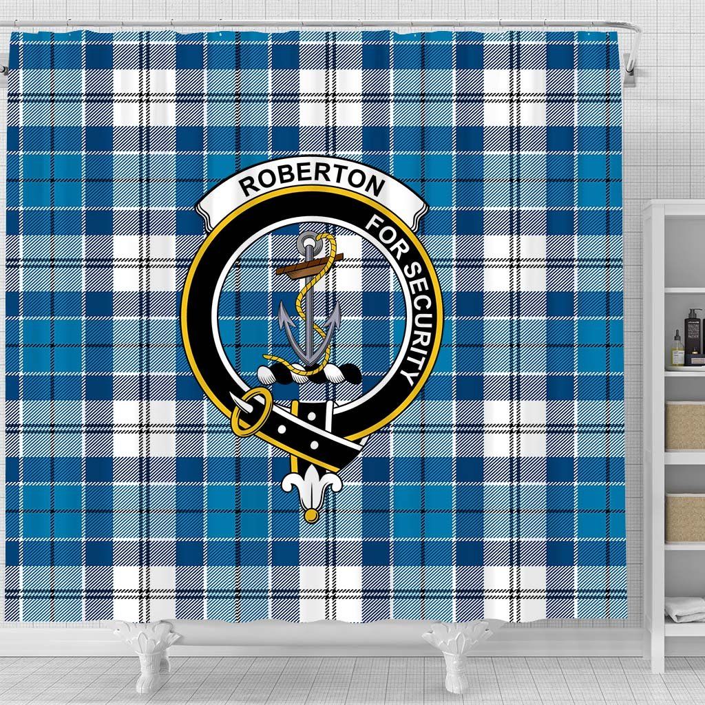 Roberton Tartan Crest Shower Curtain