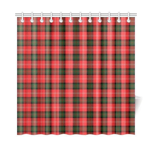 Nesbitt Modern Tartan Plaid Shower Curtain