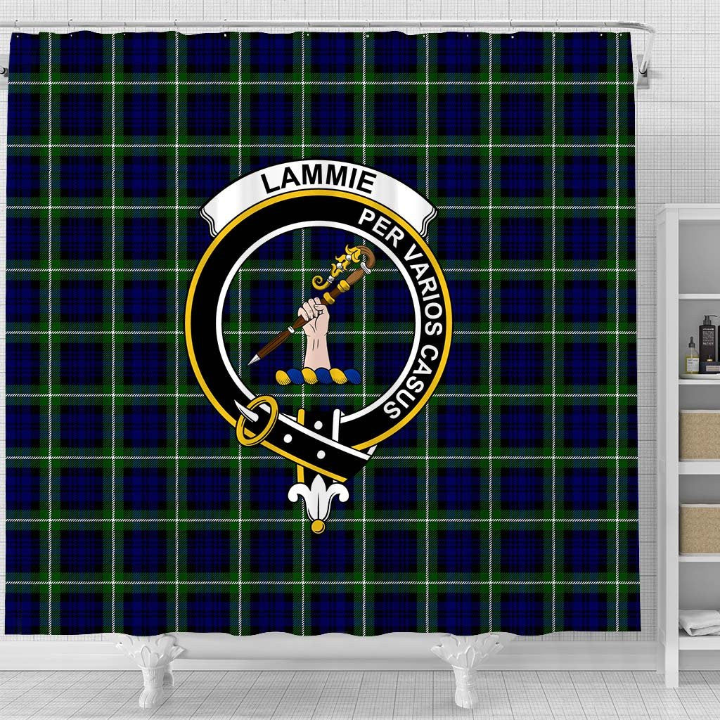 Lammie Tartan Crest Shower Curtain