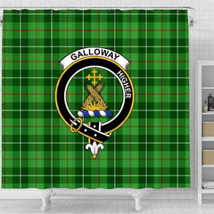 Galloway Tartan Crest Shower Curtain