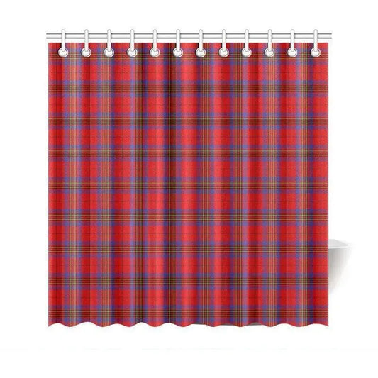 Leslie Modern Tartan Plaid Shower Curtain