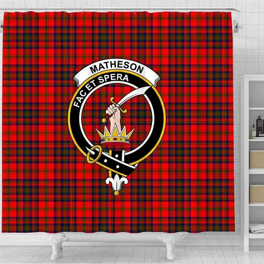 Matheson Tartan Crest Shower Curtain