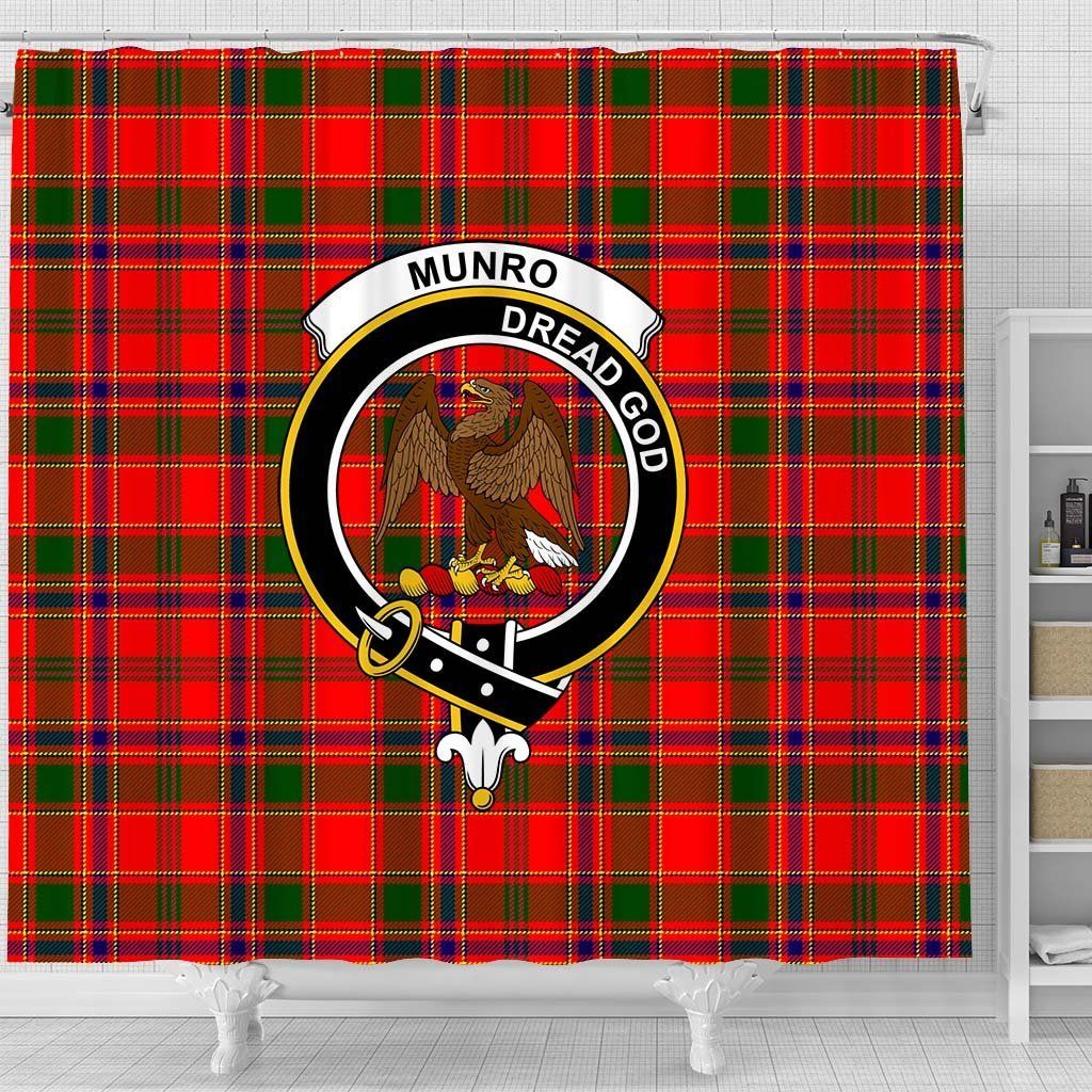 Munro Tartan Crest Shower Curtain