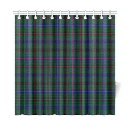 Davidson Modern Tartan Plaid Shower Curtain