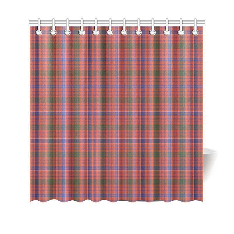 Macrae Ancient Tartan Plaid Shower Curtain