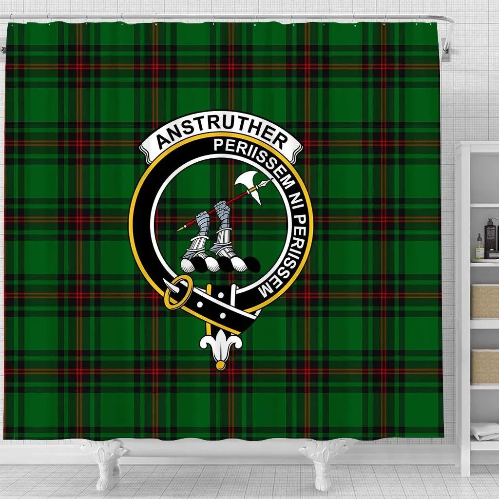 Anstruther Tartan Crest Shower Curtain