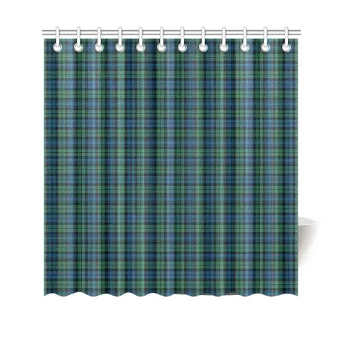 Campbell Ancient 02 Tartan Plaid Shower Curtain