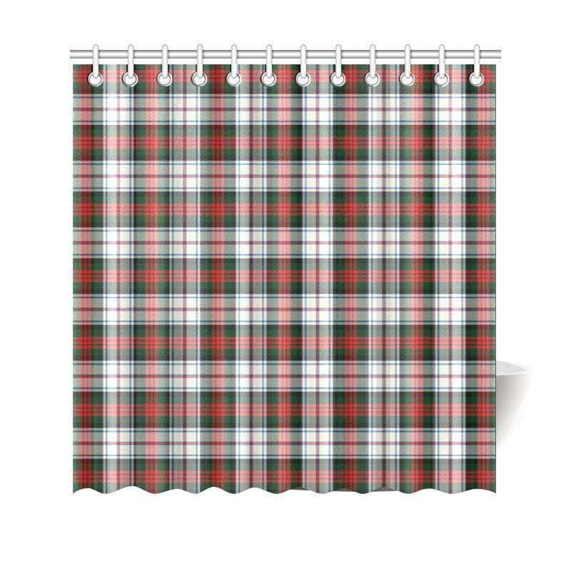 Macduff Dress Modern Tartan Plaid Shower Curtain