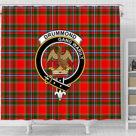 Drummond Tartan Crest Shower Curtain