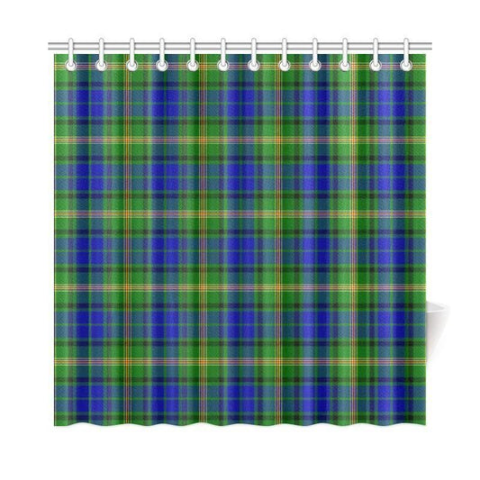 Maitland Modern Tartan Plaid Shower Curtain